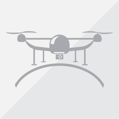 Fotoğraf ve video dron simgesi