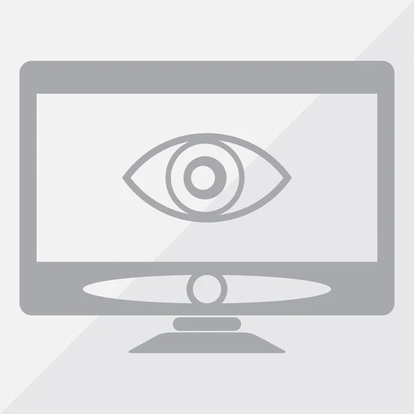 Ícone de web design monitor —  Vetores de Stock
