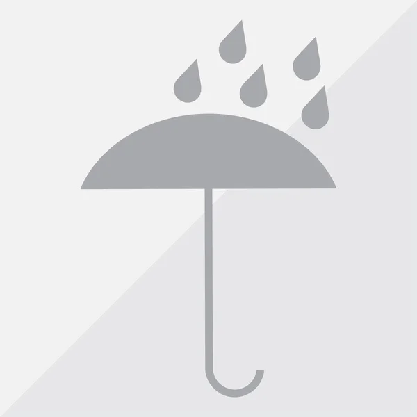 Umbrella web design icon — Stock Vector