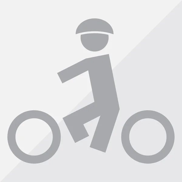 Fiets web ontwerp pictogram — Stockvector