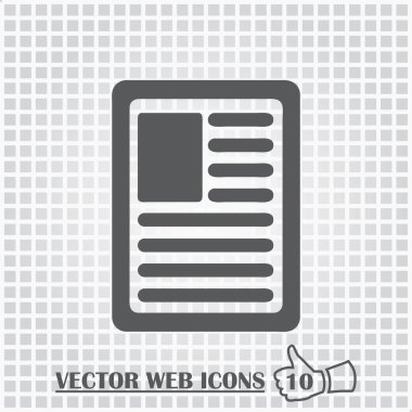 Ekibimizi denetim listesi. Pano web simgesi. Düz tasarım stili.