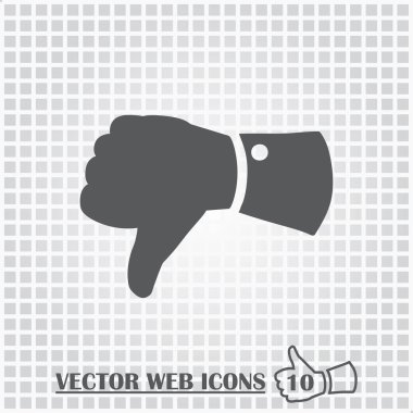 El web simgesi. Düz tasarım stili.