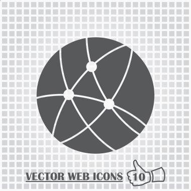 Web sitesi web simge. Düz tasarım stili.