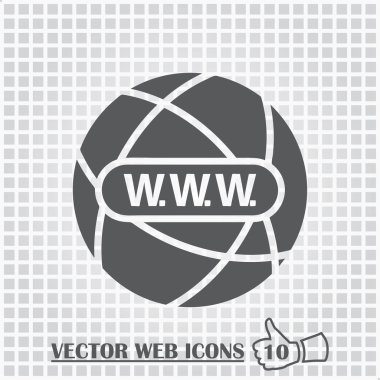 Web sitesi web simge. Düz tasarım stili.