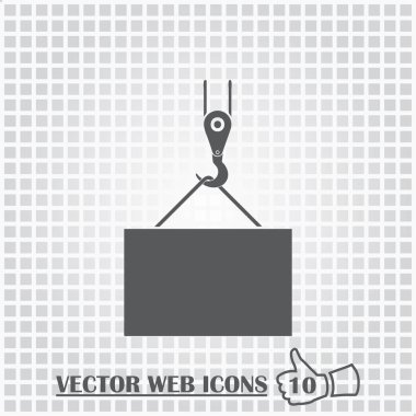 ekibimizi vinç kanca, kaldırma çalışmaları, tesisat işleri, Bina, tamamen düzenlenebilir vektör görüntü