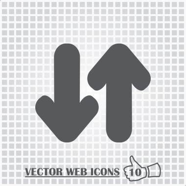 ok düz ikon vektör illüstrasyonu