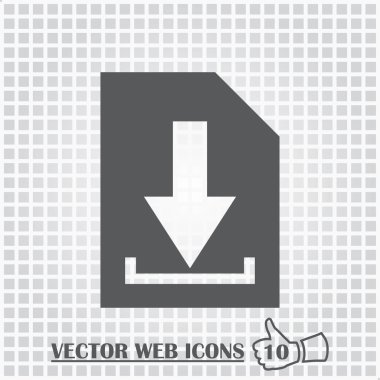 Web simgesi yükleniyor. Düz tasarım stili.