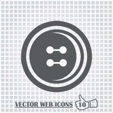 dikiş öğesi web simgesi. Düz tasarım stili.