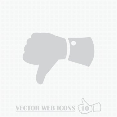 El web simgesi. Düz tasarım stili.