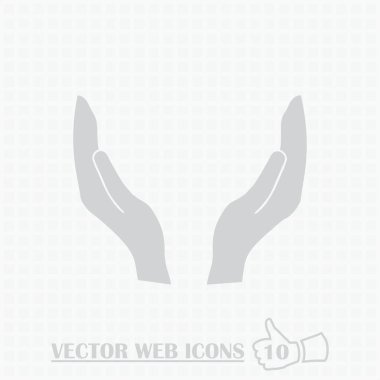 El web simgesi. Düz tasarım stili.