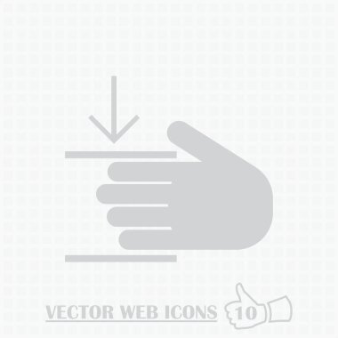 El web simgesi. Düz tasarım stili.