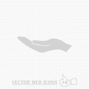 El web simgesi. Düz tasarım stili.