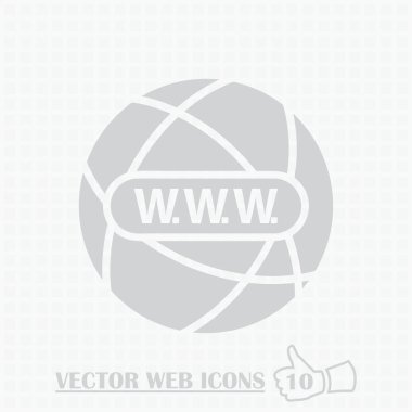 Web sitesi web simge. Düz tasarım stili.