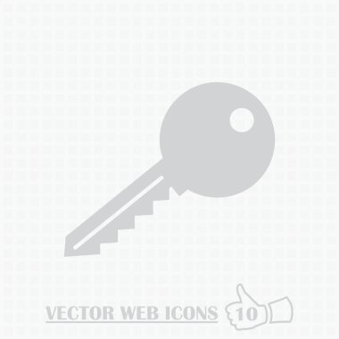 Anahtar simgesi vektör illüstrasyonu