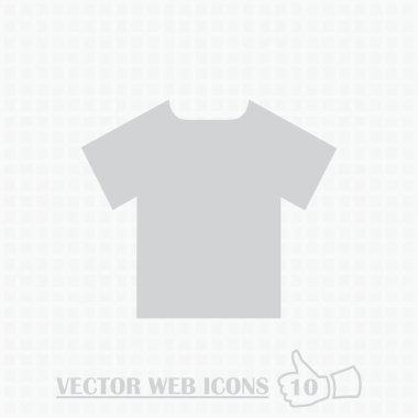 t-shirt web simgesi. Düz tasarım stili.