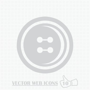 dikiş öğesi web simgesi. Düz tasarım stili.