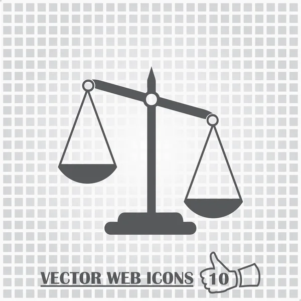 Escala el icono web. Estilo de diseño plano . — Vector de stock