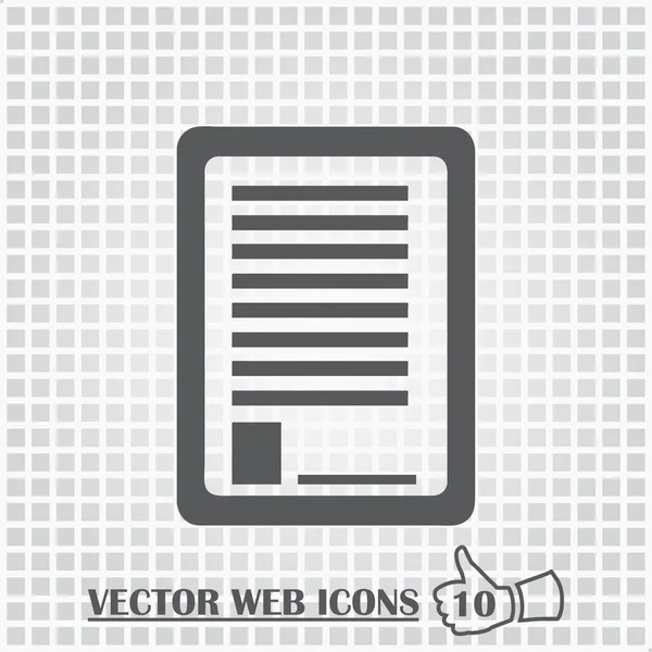 Pictograma da lista de verificação. ícone da web prancheta. Estilo de design plano . — Vetor de Stock