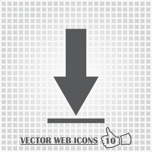 Carga de icono web. Estilo de diseño plano . — Vector de stock
