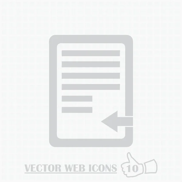 Piktogramm der Checkliste. Zwischenablage Web-Symbol. flacher Designstil. — Stockvektor