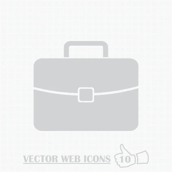 Icono web de equipaje. Estilo de diseño plano . — Vector de stock