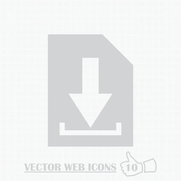 Laden des Websymbols. flacher Designstil. — Stockvektor