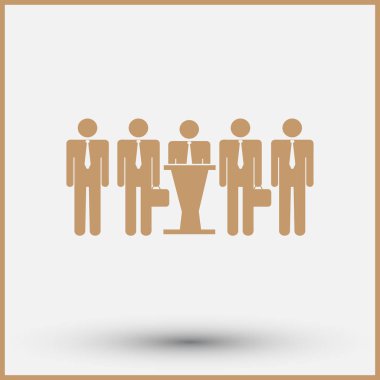 man simgesi vektör illüstrasyonu