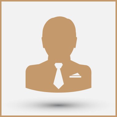 man simgesi vektör illüstrasyonu