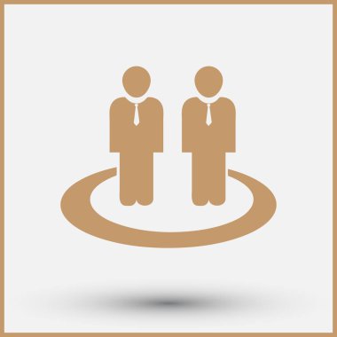 man simgesi vektör illüstrasyonu