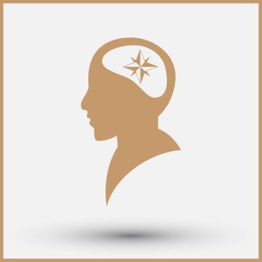 man simgesi vektör illüstrasyonu