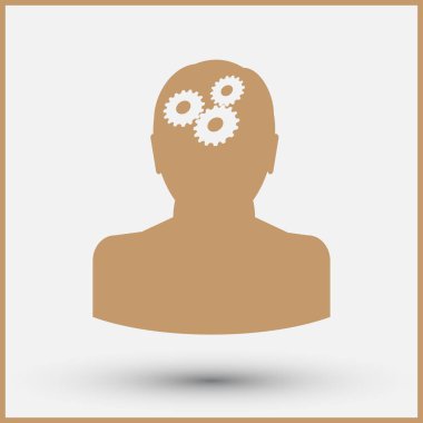 man simgesi vektör illüstrasyonu