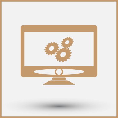 izleyici ikon vektör illüstrasyonu