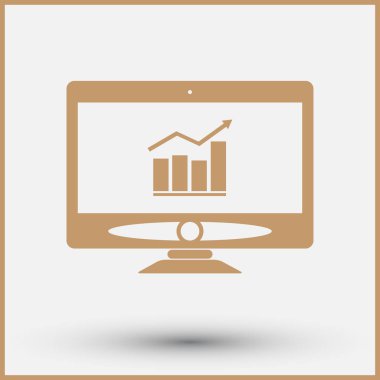 izleyici ikon vektör illüstrasyonu