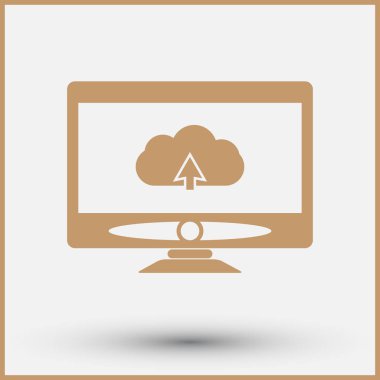 izleyici ikon vektör illüstrasyonu