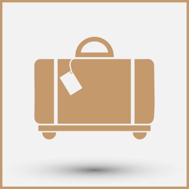 Bagaj simge vektör çizim