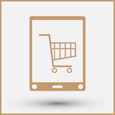 izole boş bir ekran ile akıllı telefon