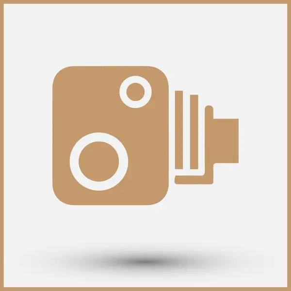 Video camera vector icon — Stock Vector