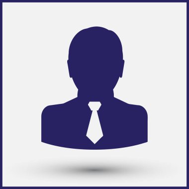 man simgesi vektör illüstrasyonu