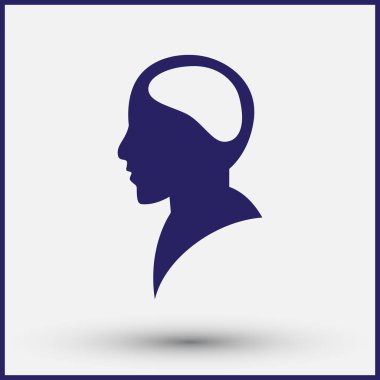 man simgesi vektör illüstrasyonu