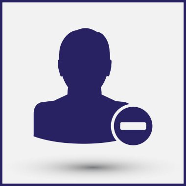 man simgesi vektör illüstrasyonu