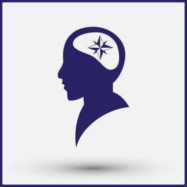 man simgesi vektör illüstrasyonu