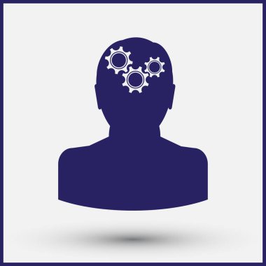 man simgesi vektör illüstrasyonu