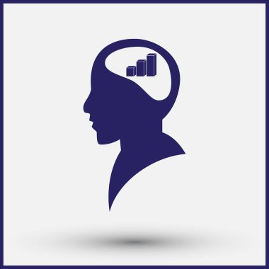 man simgesi vektör illüstrasyonu