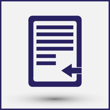 Kontrol listesi simgesi vektör illüstrasyonu