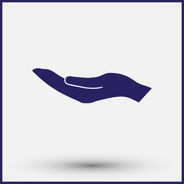 el simgesi vektör illüstrasyonu