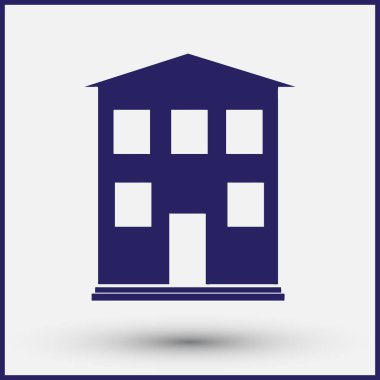 Ev simgesi vektör illüstrasyonu