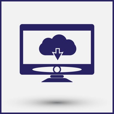 izleyici ikon vektör illüstrasyonu