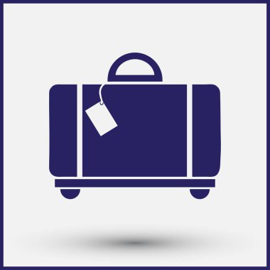 Bagaj simge vektör çizim