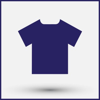 t-shirt simgesi vektör illüstrasyonu
