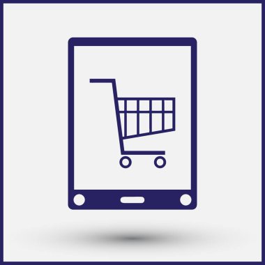 izole boş bir ekran ile akıllı telefon